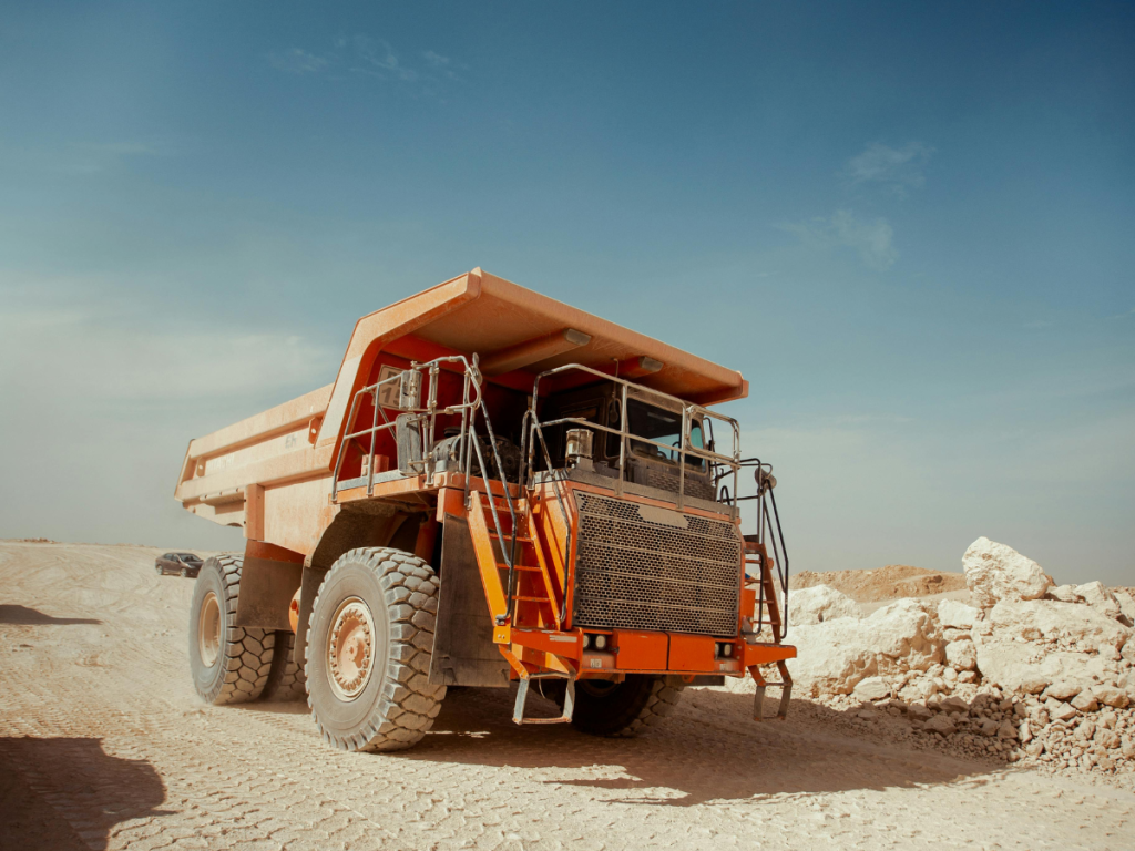 Large mining machinery showing runtime data, fault codes and maintenance insights in a unified platform